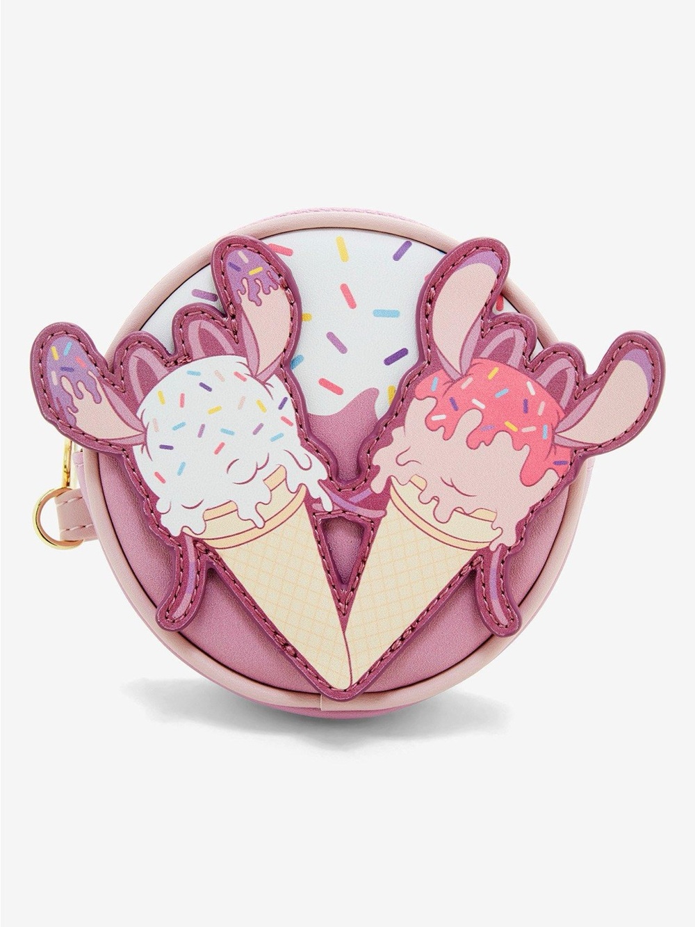 NWT Loungefly Disney Lilo Stitch Angel Ice Cream Coin Purse BoxLunch